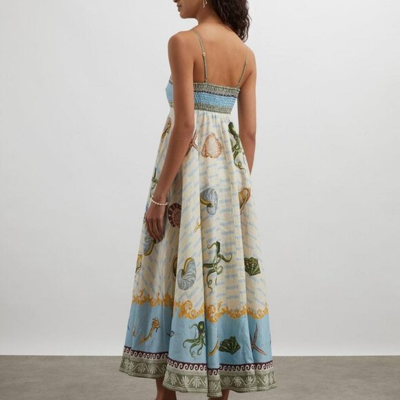 ALEMAIS bath house printed maxi dress - multicoloured - Picture 2 of 10
